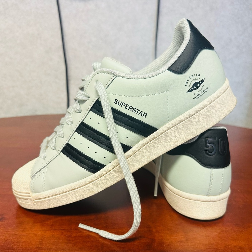 Adidas Star Wars Sneakers in Black and Mint Green